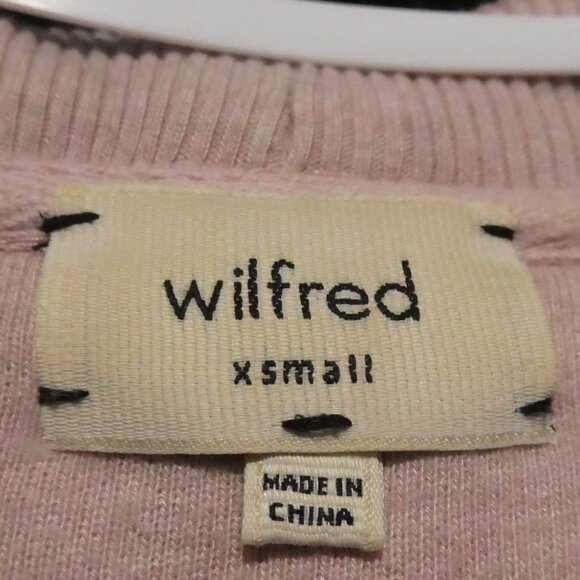 ARITZIA - WILFRED | x small | Dusty Pink Diderot Sweater Cardigan - Picture 9 of 16